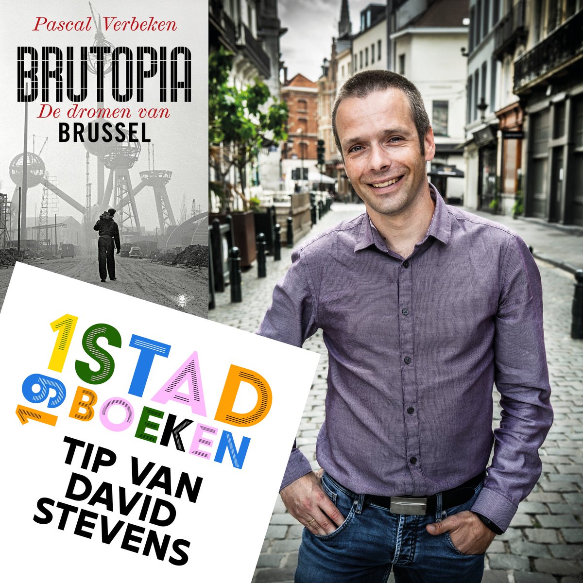 “Lezen brengt me rust tegenover de drukte van het eeuwige scrollen op de smartphone, op zoek naar steeds nieuwe impulsen.”

👉 David Stevens >> muntpunt.be/david
💼 Hoofdinspecteur fietsbrigade politie Elsene
📘 ‘Brutopia’ - Pascal Verbeken

#1stad19boeken @BrusselseBibs