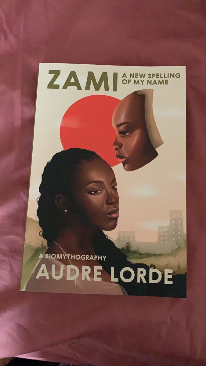 "When I dare to be powerful, to use my strength in the service of my vision, then it becomes less and less important whether I am afraid."Imma end this thread by plugging Audre Lorde’s memoir, and shouting out  @yungislandpimp for my favorite birthday gift so far: