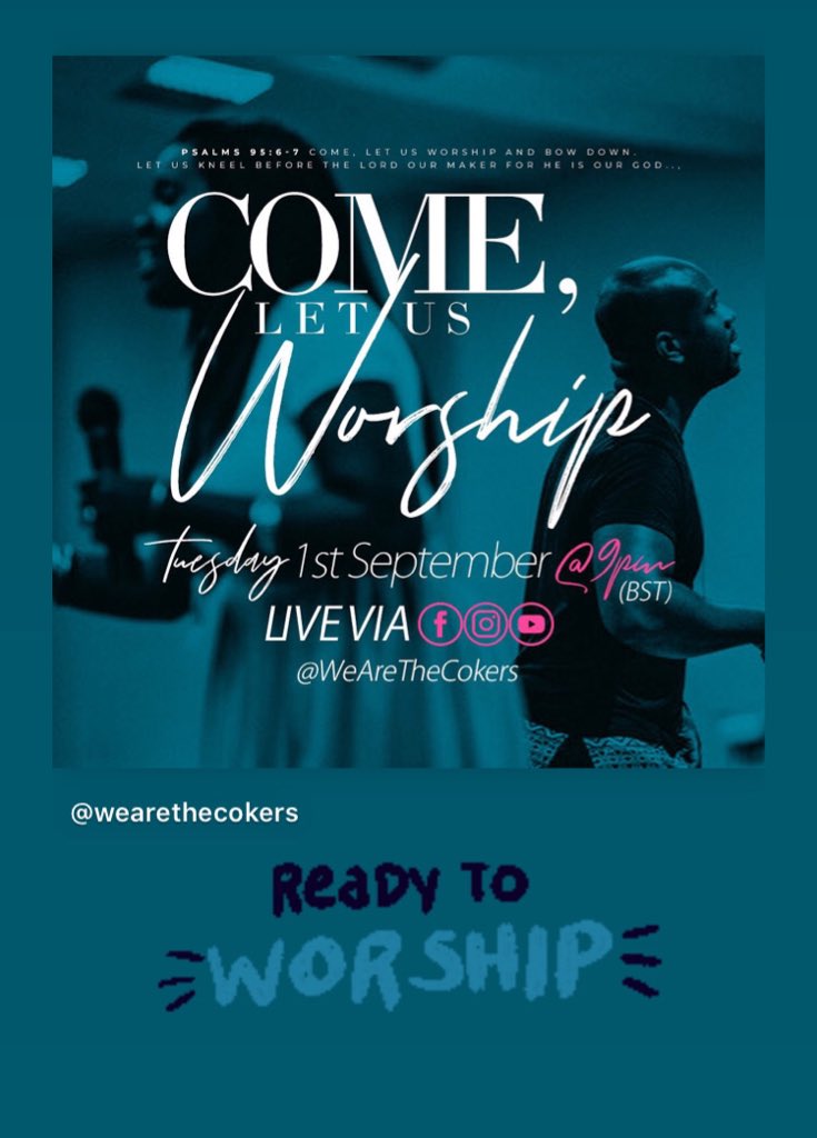 Join us tomorrow as we worship together, from our home. 

#worship #athome #virtual