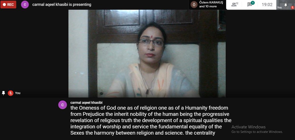Webinar on

Baha'i Institutionalization During COVID Pandemic

by

Carmel Aqeel Abdulwahid

Consultant, Trainer &amp; Academic teacher
Iraq

Date: 31st August,2020
Time: 7 pm IST/4:30 pm Iraq
