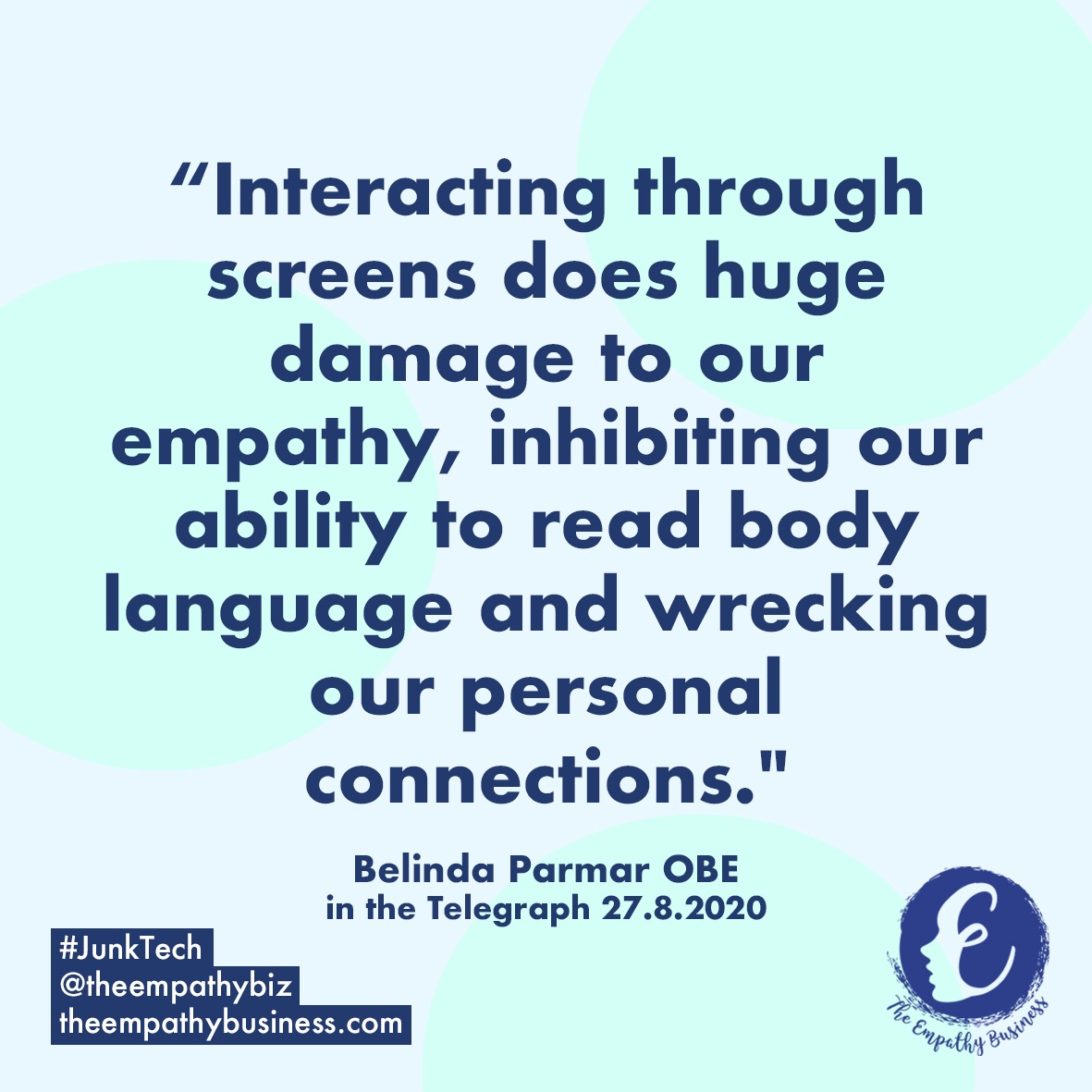belindaparmar's tweet photo. #junktech #empathy @theempathybiz https://t.co/W6gecktFEH