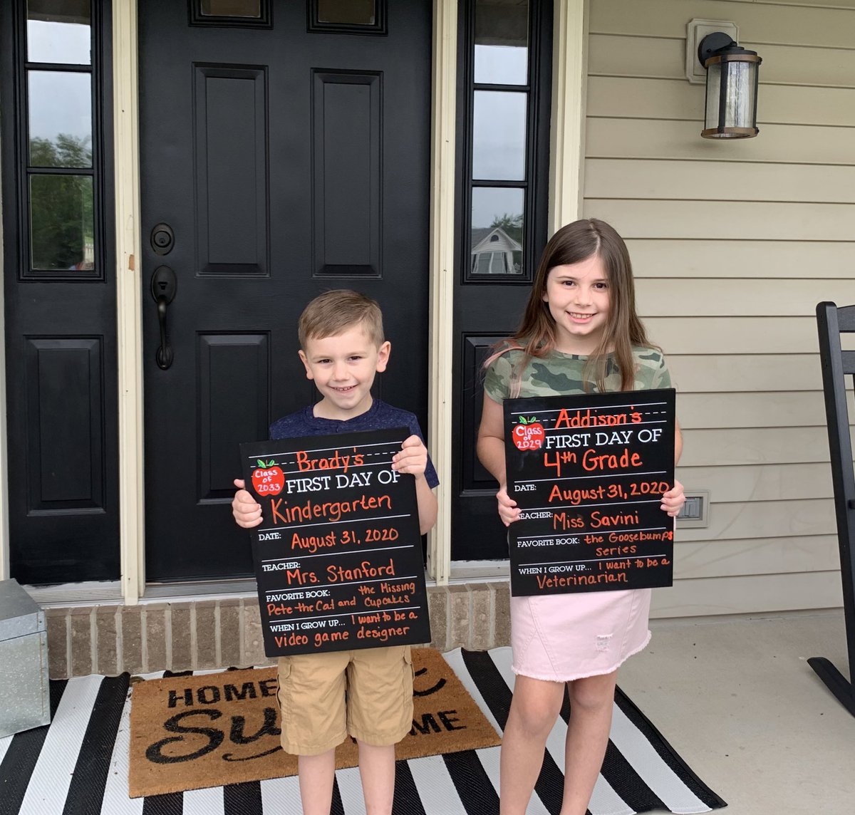 chrysieadzema's tweet photo. Your mountain is waiting, so get on your way!  @WC_WolfPack #CVProud #BacktoSchoolCV #firstdayoffourthgrade #firstdayofkindergarten https://t.co/RdbNBxuF4z