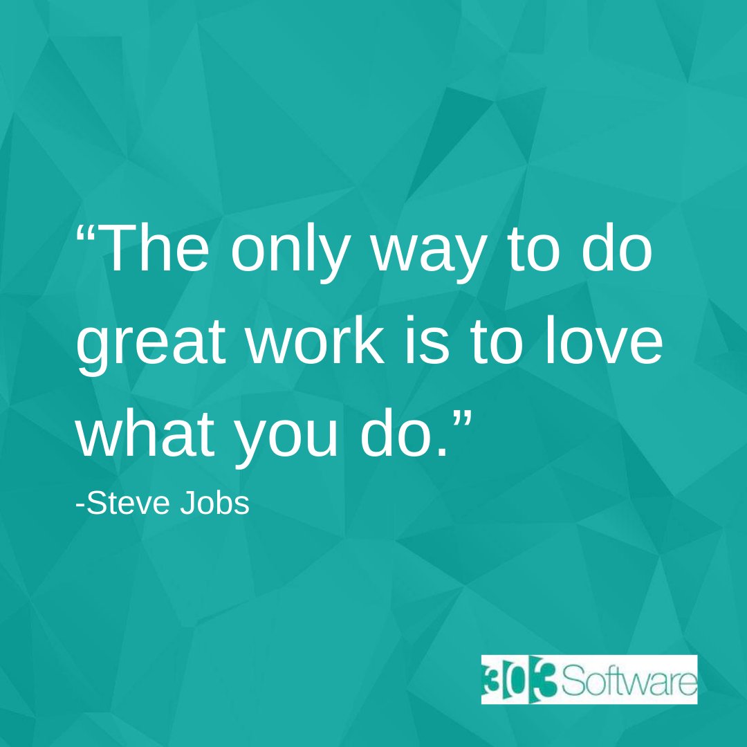 Love what you do. 💪🎉🙌

#MondayThoughts #MondayMotivation #Monday #LoveWhatYouDo #Apps #AppCompany #Tech #TechCompany #Business #BusinessOwner #entrepreneur #Entrepreneurship #WontStop #Mindset #Success #ThinkBig #innovation #programmer #developer