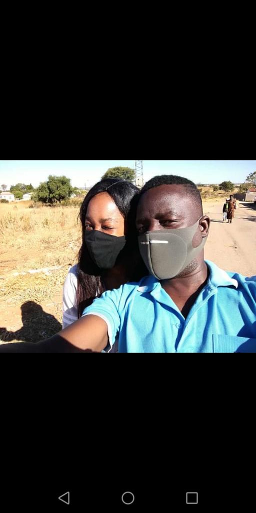 ProgressMoyo51's tweet photo. Wearing facemask of lately has been our number priority with wifey https://t.co/HrqxfLrtmz