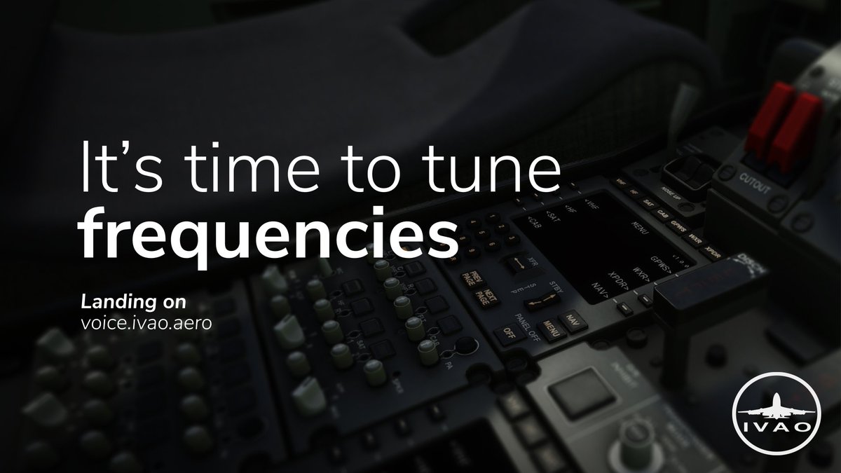 ivaoaero's tweet image. 🎙️ Countdown has started. This Saturday 13z, be there!

voice.ivao.aero