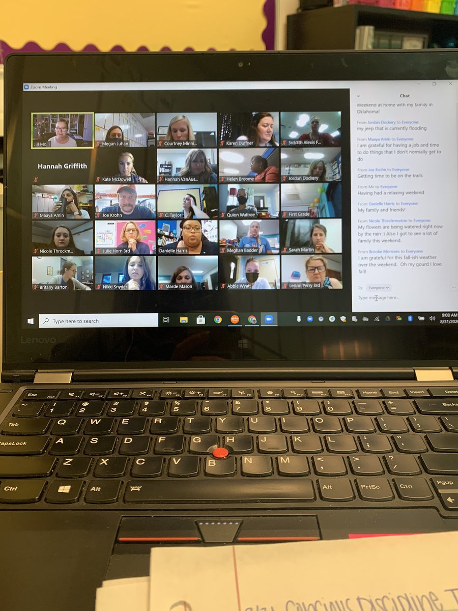 MeganJuhan's tweet photo. Monday Morning Zoom
@ConsciousD to start the week! ✏️👩‍💻 https://t.co/psG27SGFTE