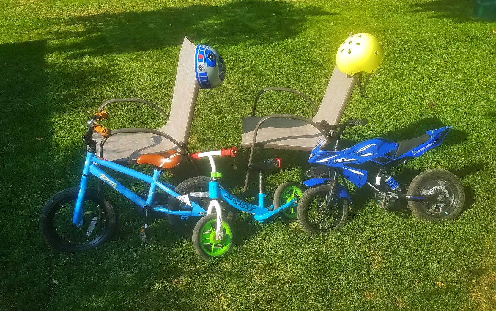 EIGHTH UPDATE: You’re looking at the “garage” of a future NASCAR driver or motocross champion. The k