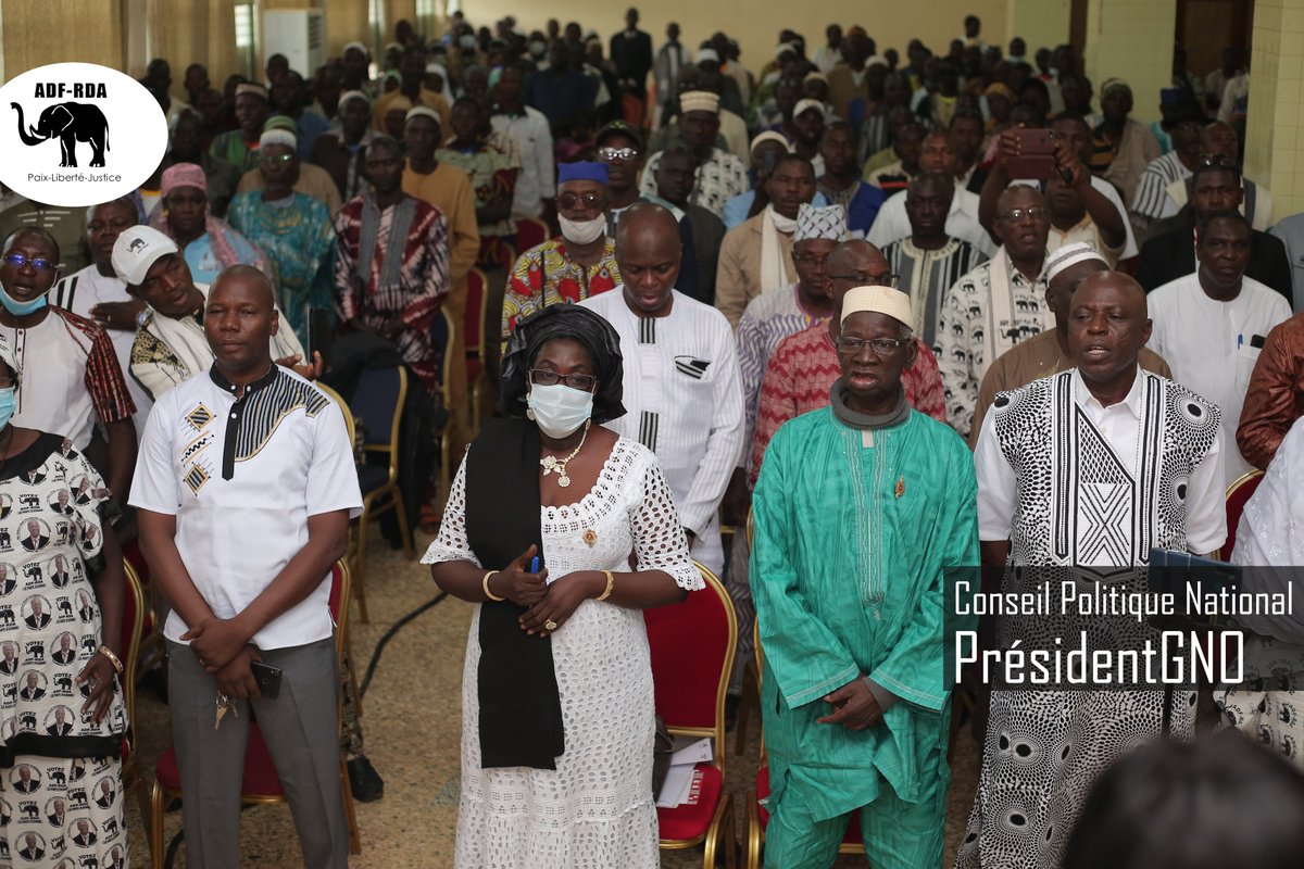 RdaAdf's tweet photo. Conseil Politique : l'ADF-RDA a battu le rappel de ses élus (conseillers municipaux et députés), ce dimanche 30 août 2020 à Ouagadougou (2/2) https://t.co/1b0YFysAkm