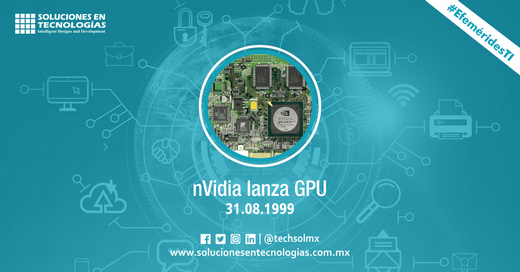 techsolmx's tweet photo. Un día como hoy (31/08/1999): nVidia lanzaba la primera GPU (Graphics Processing Unit) del mundo, la GeForce 256, un coprocesador dedicado al procesamiento de gráficos u operaciones de coma flotante. https://t.co/X03rqGL4wu

#SomosSoluciones #EfeméridesTI #nVidia #GPU #GeForce256 https://t.co/T93yMgU2hR