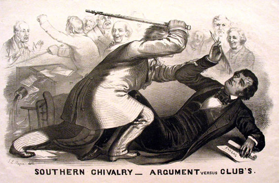 In the 19th century, the balance of power that the South had enjoyed began to change as the country grew. They realized they would not hold a majority and reacted in anger.There were riots, beatings, duels. They began embracing anti-democratic means to maintain.9/