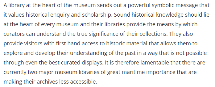 Until one day, previous  @peabodyessex director Monroe was forced to admit he was moving entire  @PEMLibrary collection & reading room to warehouse in  #RowleyMA. Yes, better climate control & space matter to  #archives but access & scholarship matter too.