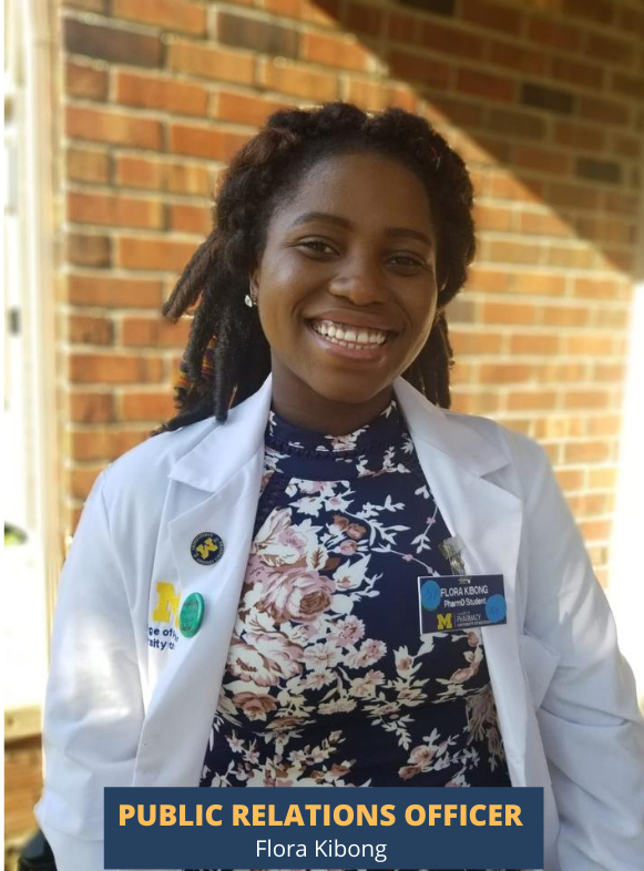 MichiganSNPhA's tweet photo. Meet Executive Board member, Flora Kibong, who in her role as Public Relations Officer is excited about meeting everyone and working together to make Michigan's SNPhA better.
" I look forward to engaging in my role and working behind the scene to make this year a success." https://t.co/qcA3qhrMlR