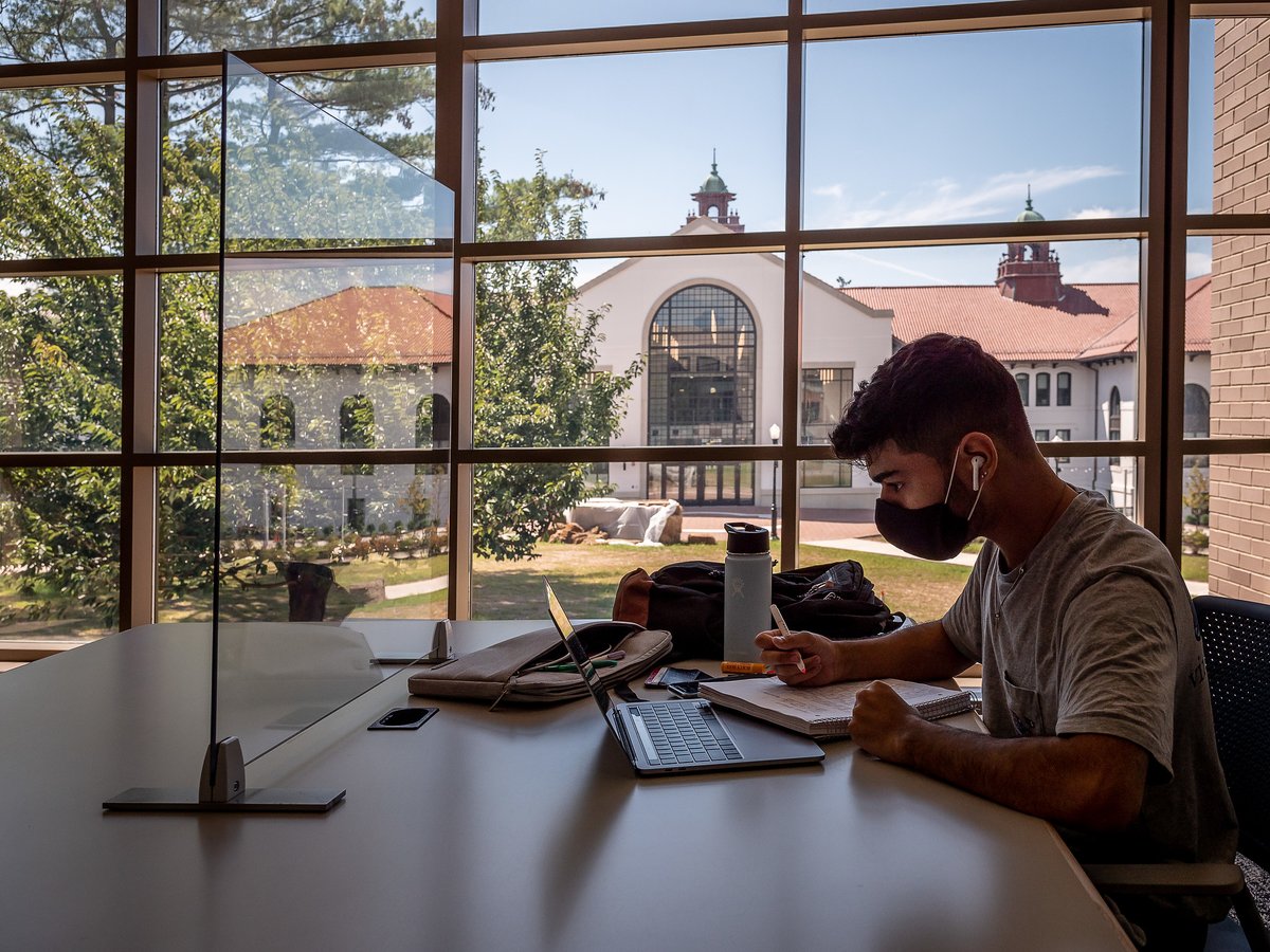 montclairstateu's tweet photo. Residence hall, the library, your bed, a shady spot under a tree. A “class room” this semester is anywhere you’re engaged and safe. You got this 🤟 #MaskUpMontclair https://t.co/8h7S2KUds6