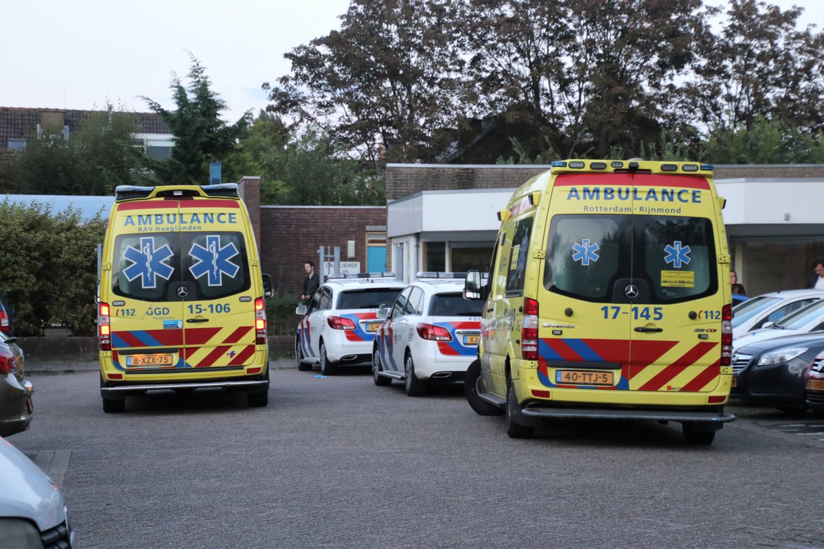 Melding hulpdiensten Oranjehof Pijnacker