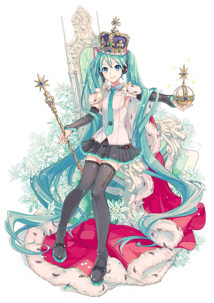 初音ミク「ツイッターにも #初音ミク生誕祭2020 #初音ミク 既存絵で失礼します～ 」|Eko iXimaのイラスト