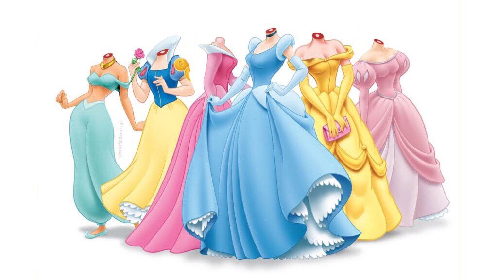 carlesponsi's tweet image. Así serían las Princesas Disney si hubieran sido francesas