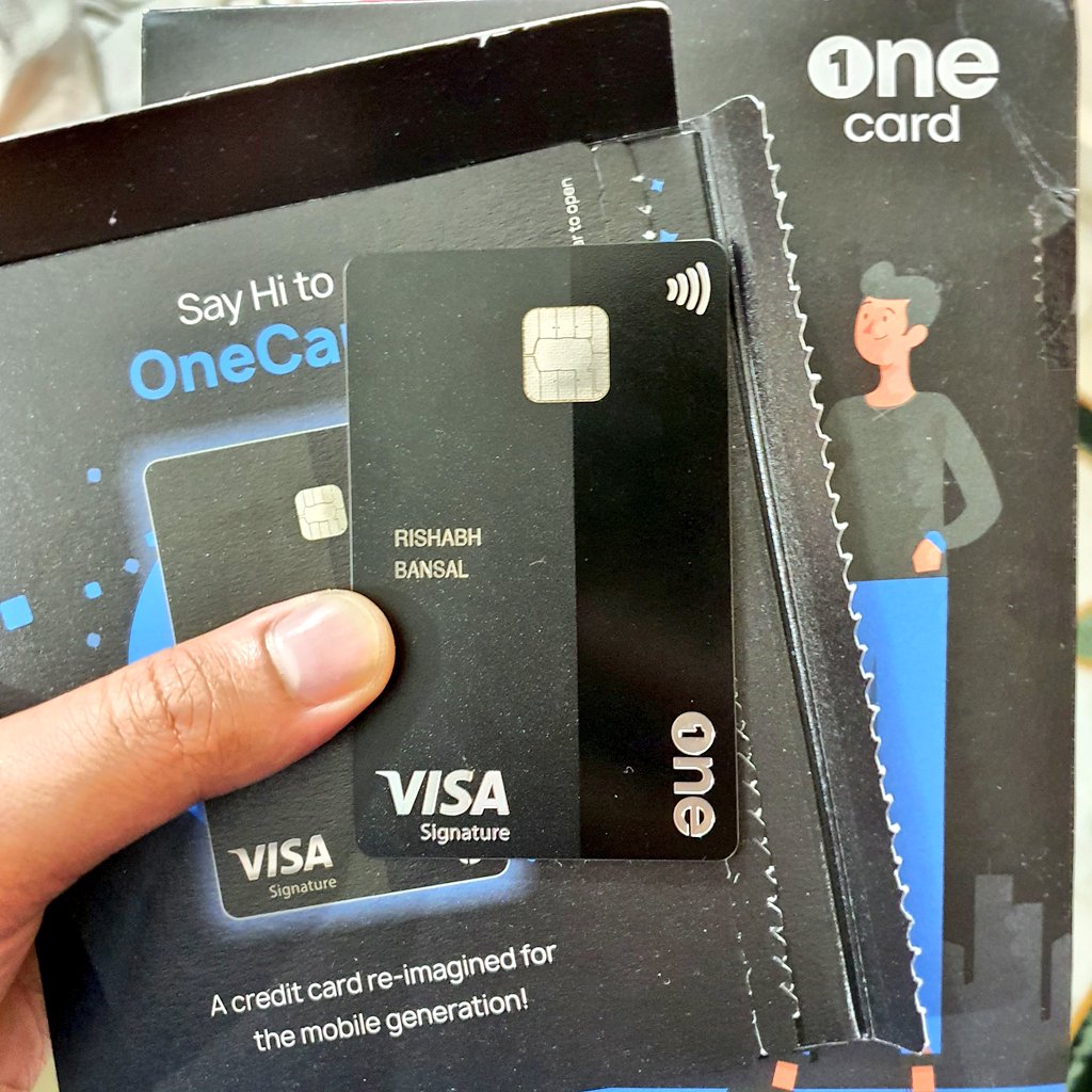 rishabhbansal97's tweet image. Best credit card experience till date! @GetOneCardIN 🚀
Neo Banks are really changing the banking industry! 🇮🇳
#TeamMetal