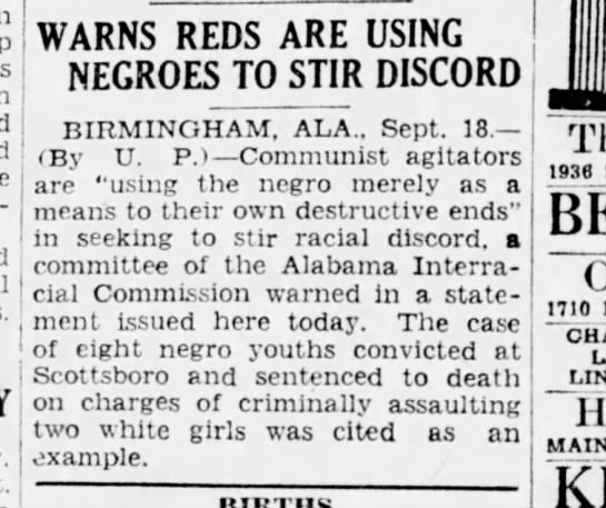 This new conspiracy theory held that any protest movement or organization that helped people of color had to be the work of communists, and thus a terrorist threat.This was embraced by white supremacists everywhere, including politicians and our media.18/