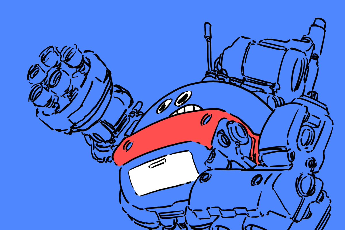 カッコいいロボットが描けました Mekaringoのイラスト