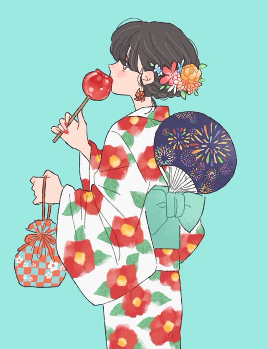 「花火 食べ物」のTwitter画像/イラスト(人気順)