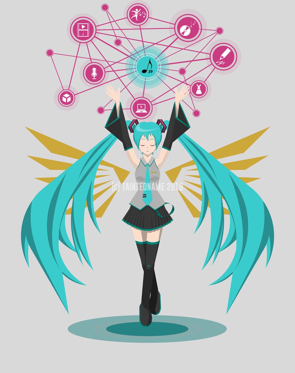 Hi, I'm tainted, a multimedia artist from the Philippines. Primarily a photographer and motion graphics artist, illustrations are not my forte - but I want to hone my skills more and would like to contribute to #HatsuneMiku's #MikuWorldGallery #初音ミク