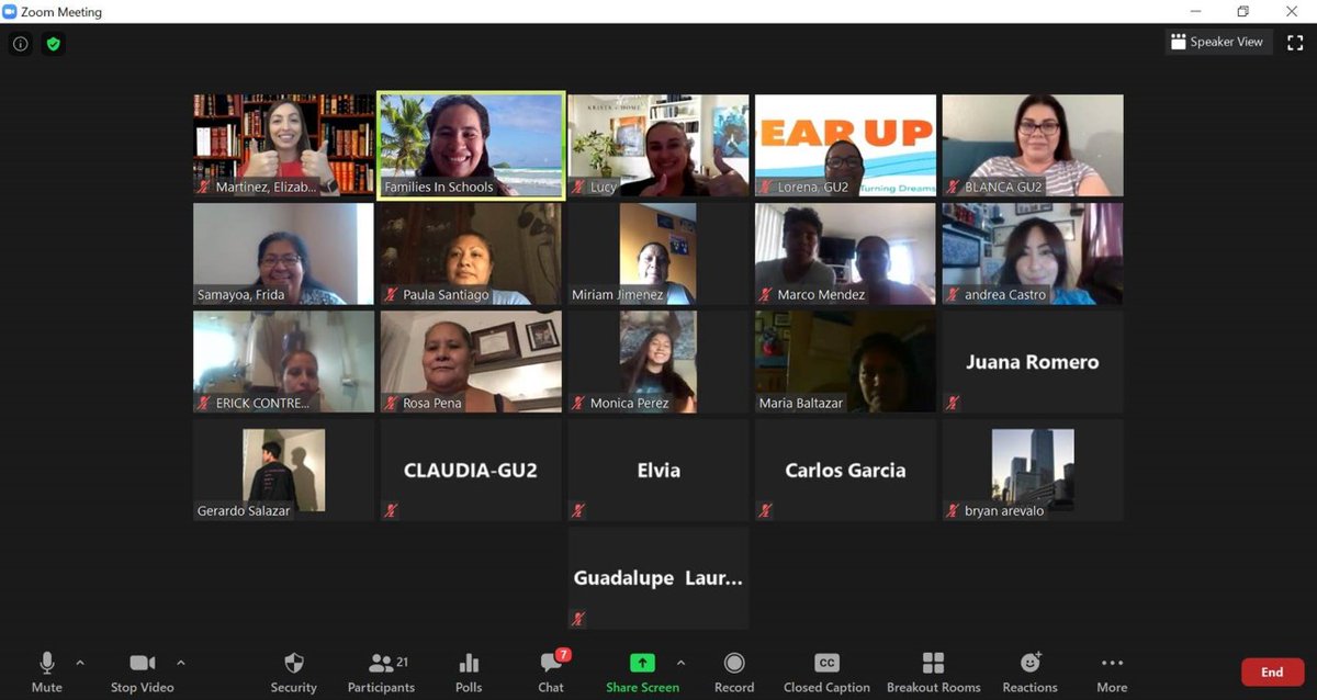 FamsInSchools's tweet photo. We are very motivated by the 20 @GEARUP4LA families who participated in our virtual series of Transition to College (TTC) 🎓 workshops 💻 . 

For more info visit 👉 https://t.co/Y1yTNnniUO

#ReachHigher #GEARUPWORKS #collegeprep #TransitionToCollege https://t.co/bjLK1IU02C