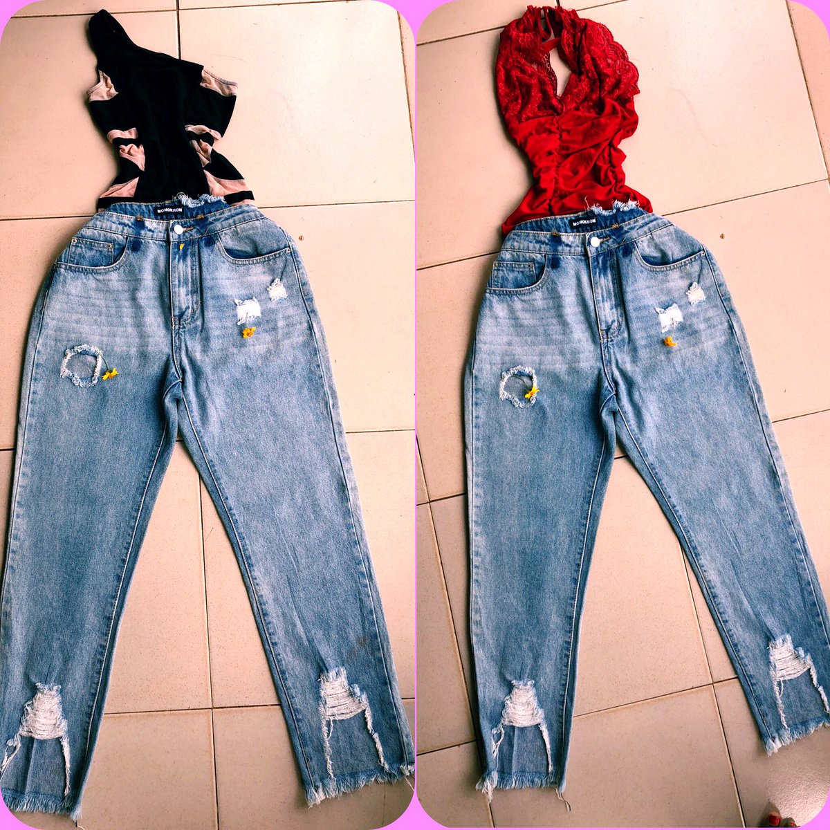 Slide 1: bf jeans      Size 10, N2,500Slide 2: bf jeans       Size 16, Price: N2,500Slide 3: bf jeans       Size 12, Price: N2,500Slide 4: skinny jeans       Size 12, Price N2,500