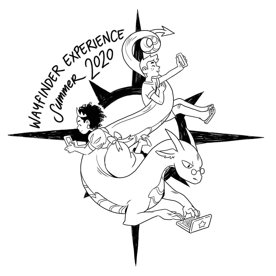 WayfinderExp's tweet image. It's the last day to order one of our beautiful shirts designed by the the inimitable Molly Ostertag!