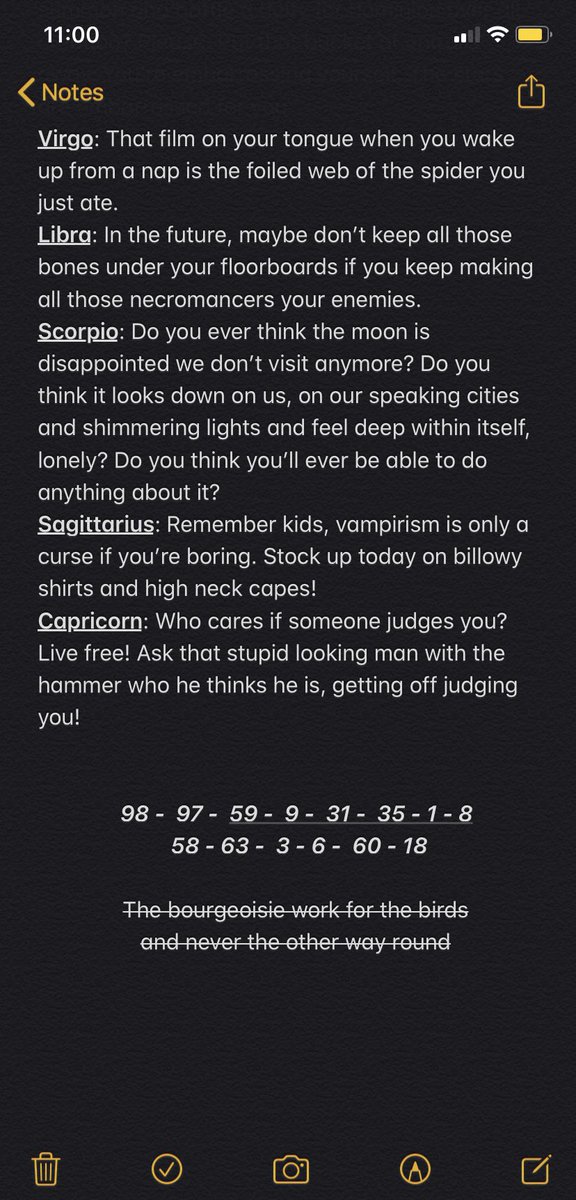 NotesHoroscope's tweet image. Horoscopes for the week of August 31st