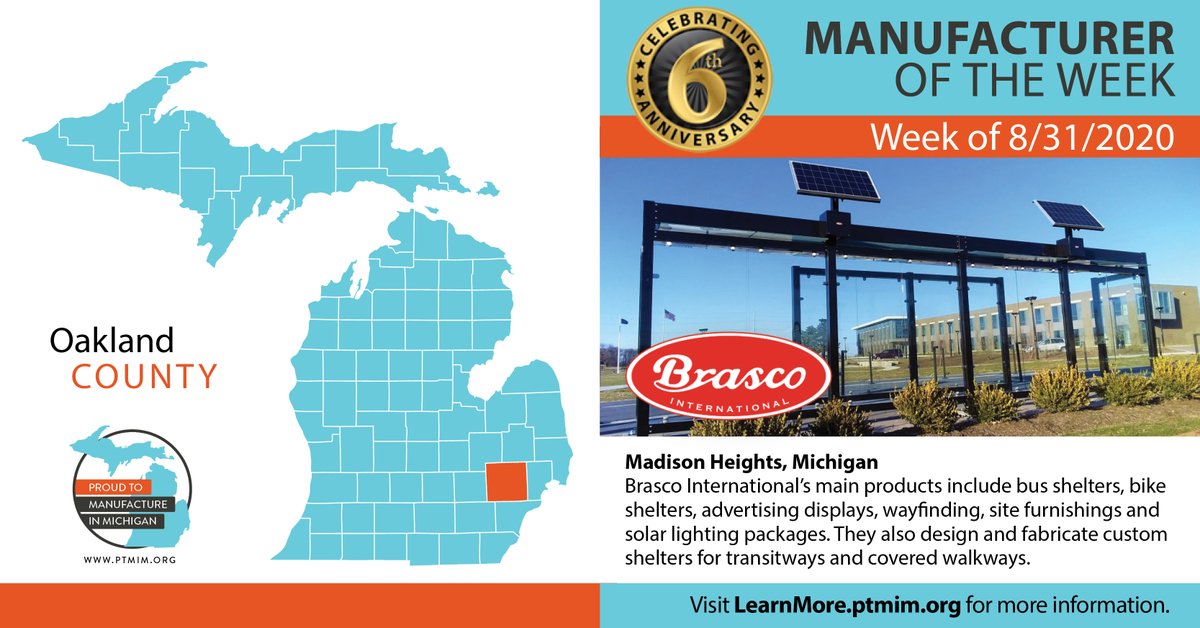 Proudtomfrinmi's tweet photo. @RepAndyLevin Our @Proudtomfrinmi featured #Michigan manufacturer is @BrascoIntl in your district! https://t.co/aYkAA6LfRa #ManufactureSmarter #6YearMember #shelters #kiosks #fabrication https://t.co/QPPRqOYlIo