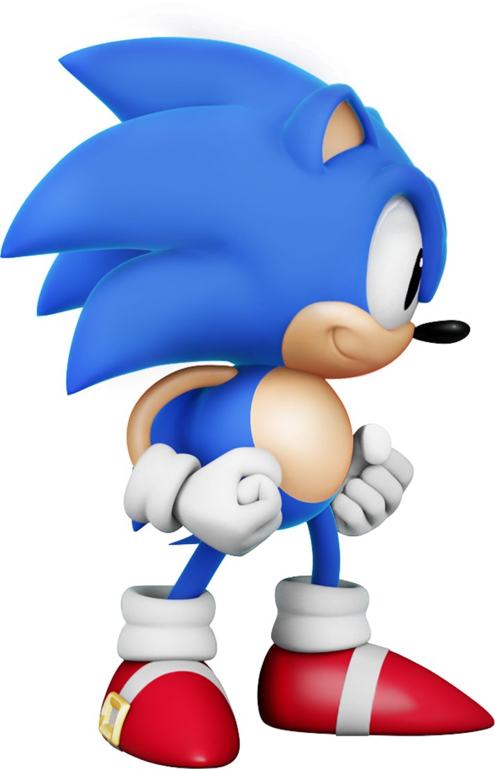 Lixes on X: Classic Sonic and Modern Sonic Transparent Classic Sonic -   Modern Sonic -    / X