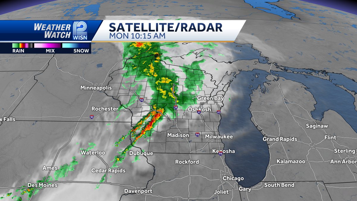 Small umbrella will do it for this afternoon. Clouds fill in and spotty showers in place for this afternoon/early evening. We're up at 11 for WISN 12 News. See you soon. wisn.com/radar