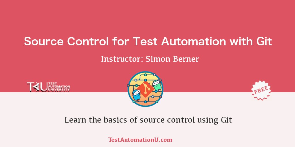 TestAutomationU's tweet image. Learn the basics of using source control with Git from @alientester 

▶️ info.applitools.com/uGHE