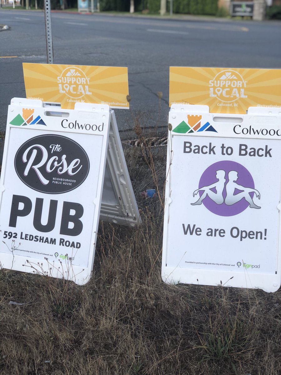 GordieLogan's tweet photo. Believe it or not, these sandwich boards have made a difference. Speaking to a partner at the #RosePub, she said it drew new customers in, people that didn’t know the pub was there! They’ve turned into regulars - and that’s good for business! @cityofcolwood @wschamber1 https://t.co/gwHKpuR2V3