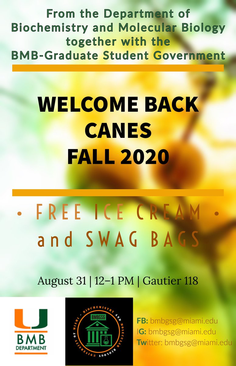 UM BMB Graduate Student Government tweet media