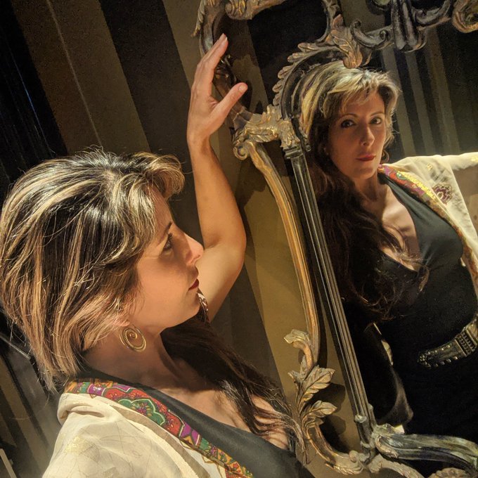 We can't look into our eyes without a mirror. We also can't find our inner core without external reflection