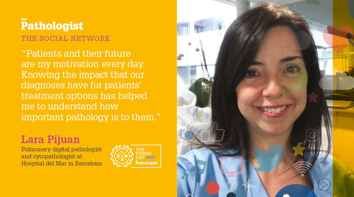 pathologistmag's tweet photo. .@lara_pijuan explains that patients and their futures are what motivate her every day and how important pathology is to them.
Congratulations on making the Power List #PathPower20
To see the full list, click the link below.
https://t.co/stThtMbmdH https://t.co/EhAmGVJnOr