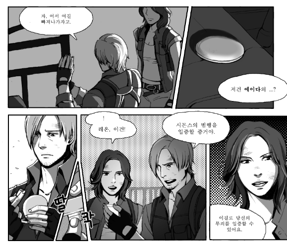 oh god i found some files of the fanbook i made for the first time in my life? and YES it's about RE6 