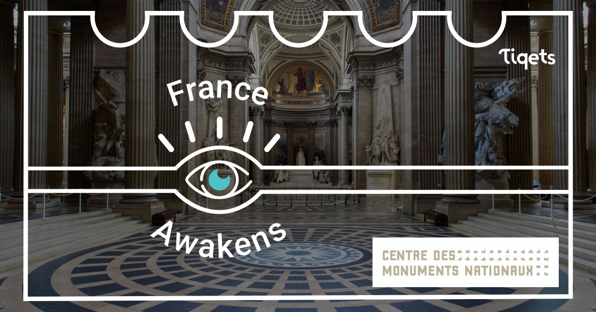 Tiqets's tweet photo. Explore the Pantheón in a FREE virtual tour with #AwakeningWeeks! 🏛 Join @leCMN to find out more about this icon of Paris, which houses the tombs of illustrious figures including Voltaire, Dumas, and Marie Curie. Sign up at: https://t.co/HyjO2mYJYl #FranceAwakens https://t.co/spF6jd6NMD