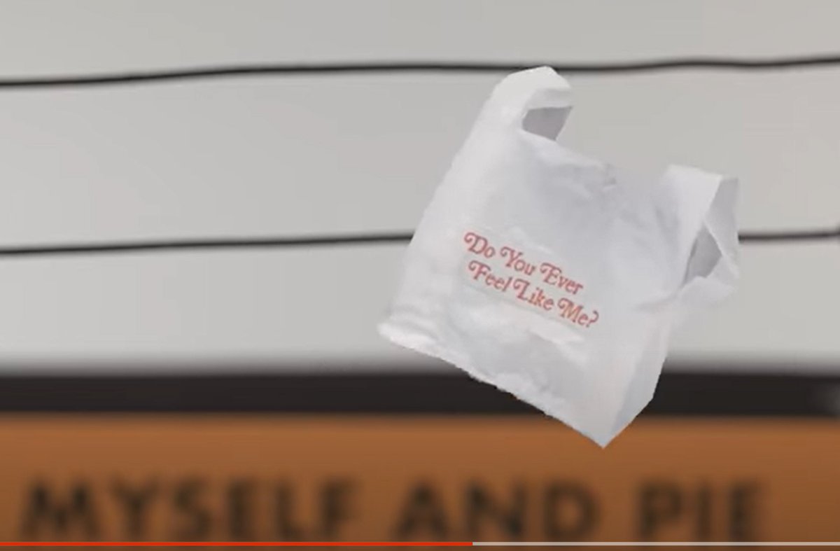 Yes. I feel like you -- a plastic bag -- drifting through the wind --  wanting to start again. #Resilient @katyperry, image size:1200x787