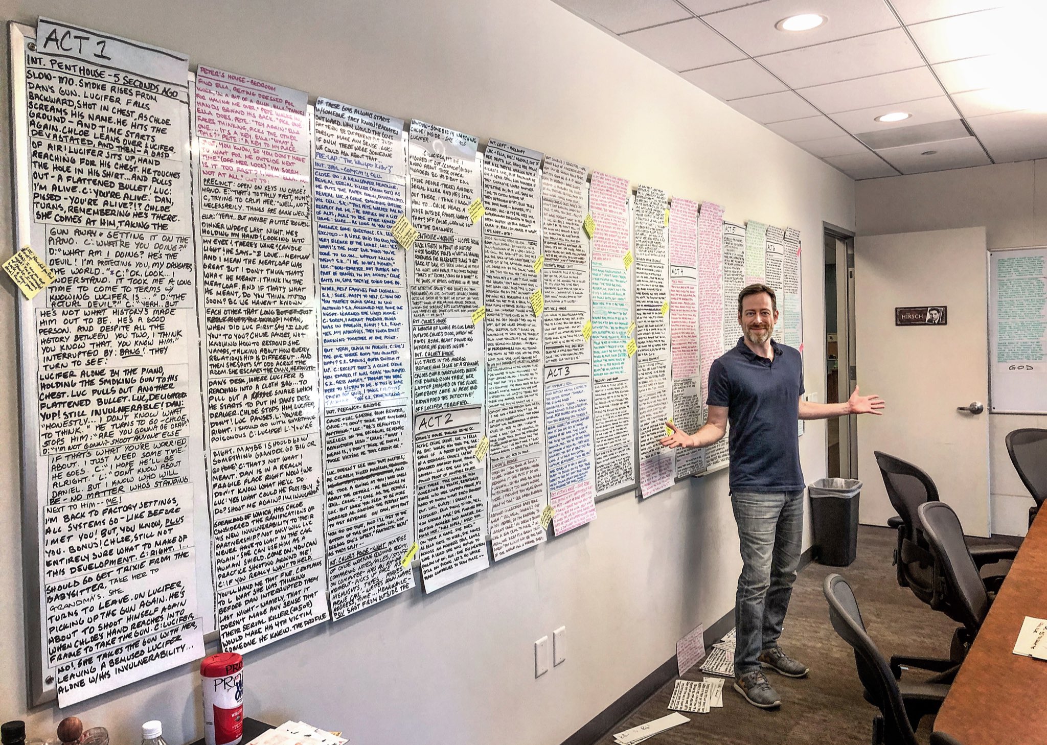 Chris Rafferty on X: Where it all begins — the Writers Room. Where we  create something out of nothing. After days & days of hard (& fun!)  collaborative work, we turn this