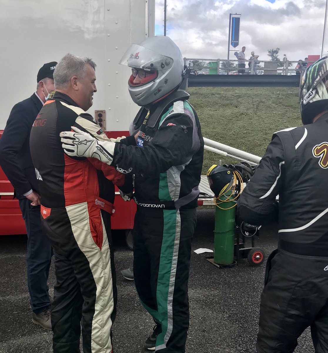 WooHOoo 🤩 what a fabulous weekend <a href="/5NationsBRX/">5 Nations British Rallycross Championship</a> <a href="/LyddenHill/">Lydden Hill Race Circuit</a> big thanks to <a href="/RX150Racing/">RX150 Rallycross</a> for putting <a href="/EwanMcguinness/">Ewan McGuinness</a> and <a href="/jm130tt/">John McGuinness MBE</a>  4th for Ewan and 2nd for John 🍾🙌🏼 <a href="/MonsterEnergy/">Monster Energy</a> <a href="/alpinestars/">alpinestars</a> xxx