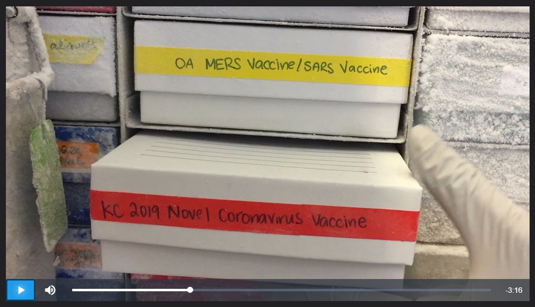 Watch this clip from the archives of the National Institute of Health: It shows researchers at Dr. Fauci's NIAID Lab handling a Novel Coronavirus vaccine from 2019:  https://www.flickr.com/photos/niaid/49465177603/This implies that NIAID knew about  #COVID19 before it became a global pandemic in 2020!