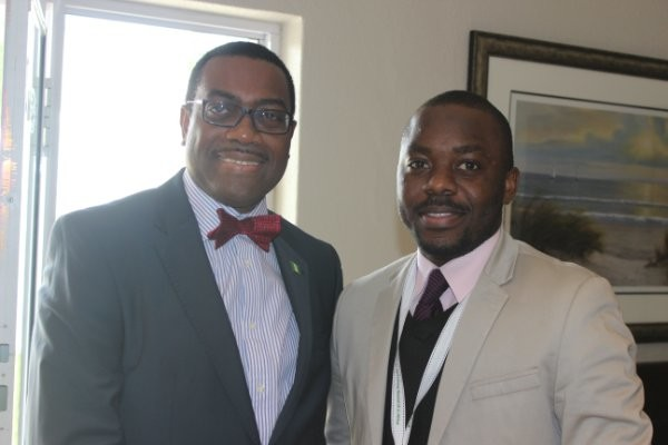 JeremieMuamba's tweet photo. Sincères félicitations pour ta brillante réelection à la tête de la Banque Africaine de Développement. Dr @akin_adesina Wishing u all the best for this new mandate. https://t.co/bbgRfiP9dJ