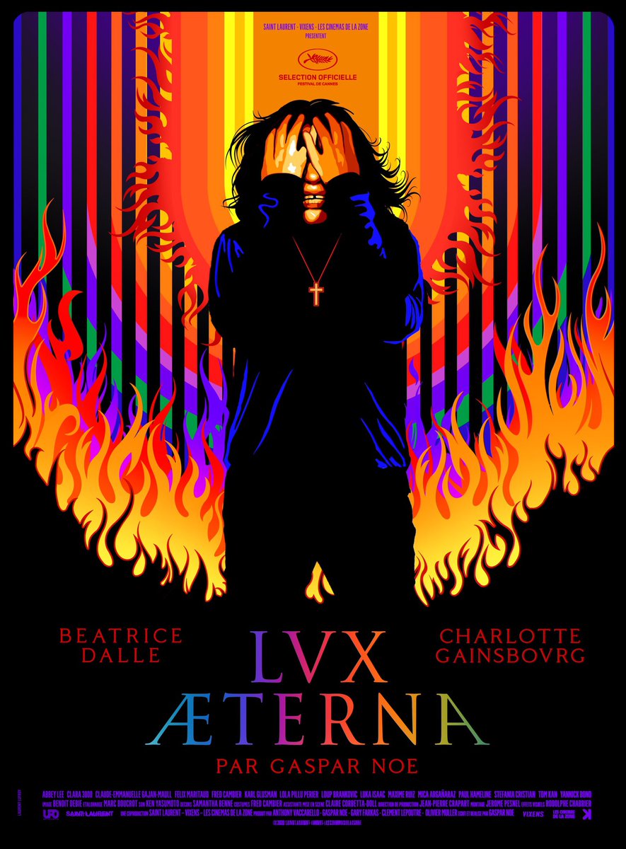 PotemkineFilms's tweet photo. LUX ÆTERNA👁GASPAR NOÉ
le 23 septembre au cinéma 
#AFFICHES
Avec @ufo_distribution 
#luxæterna #luxaeterna https://t.co/oqhhOAckk0