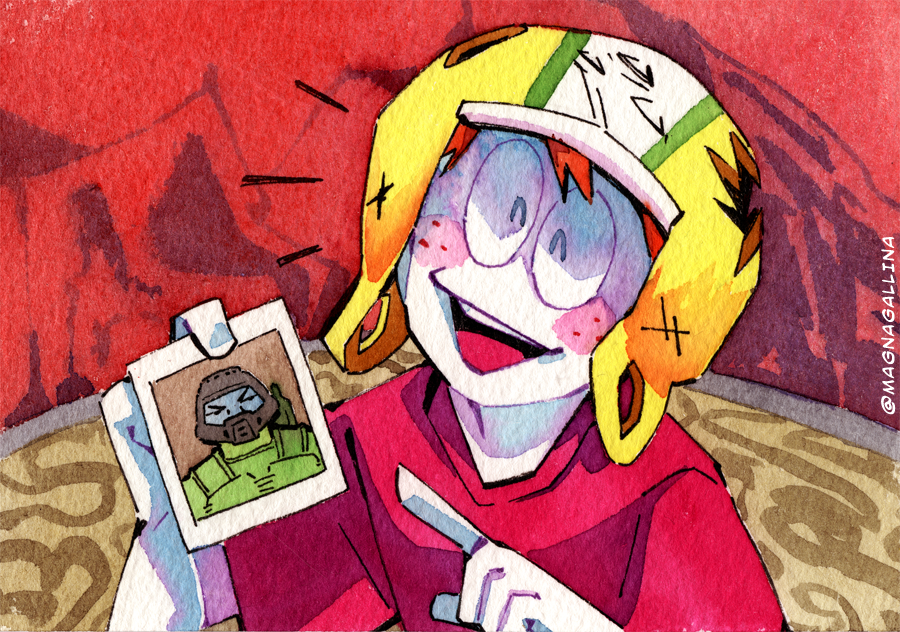 MagnaGallina's tweet image. Did you see my son?