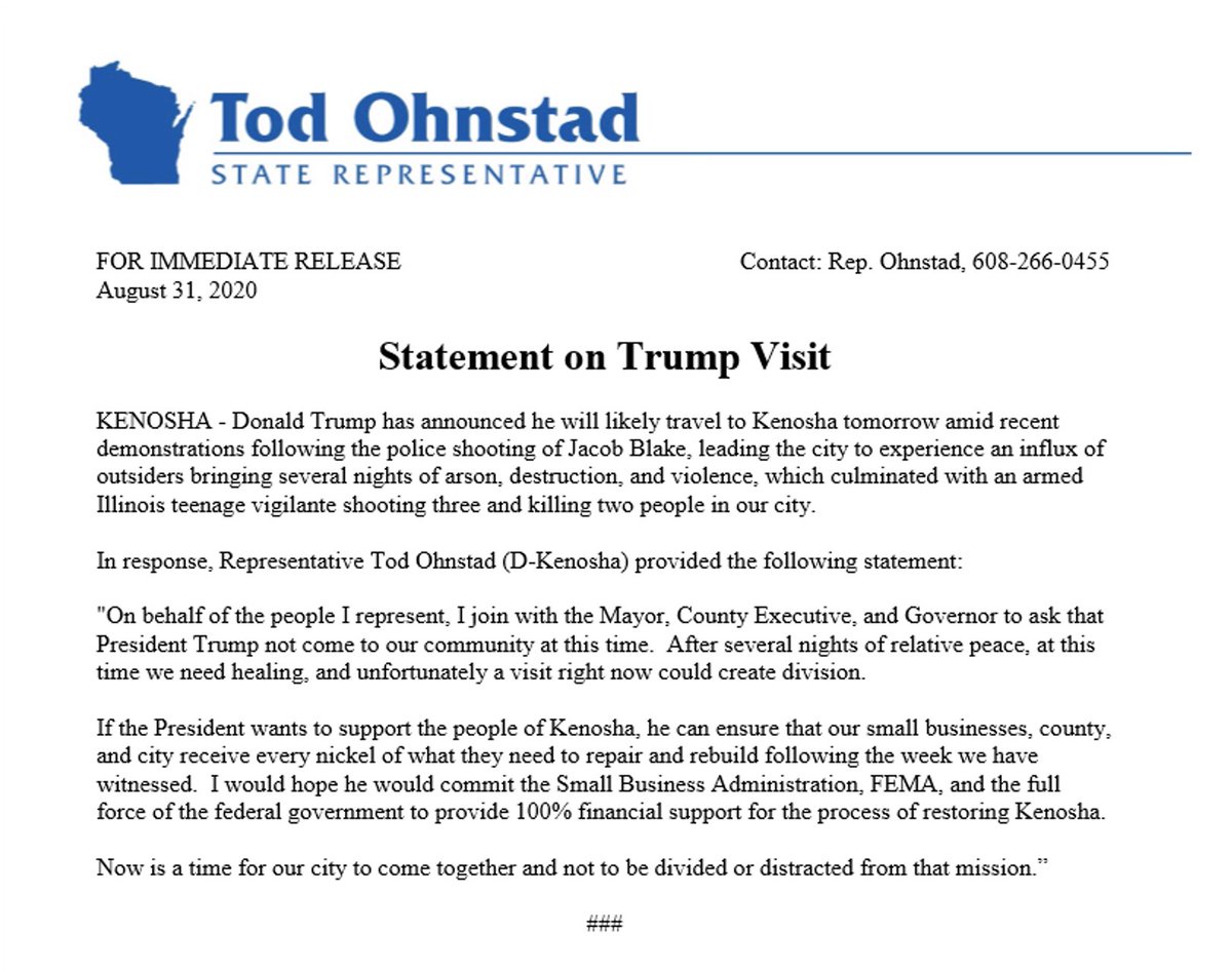 Now is a time for our city to come together and not to be divided or distracted from that mission.