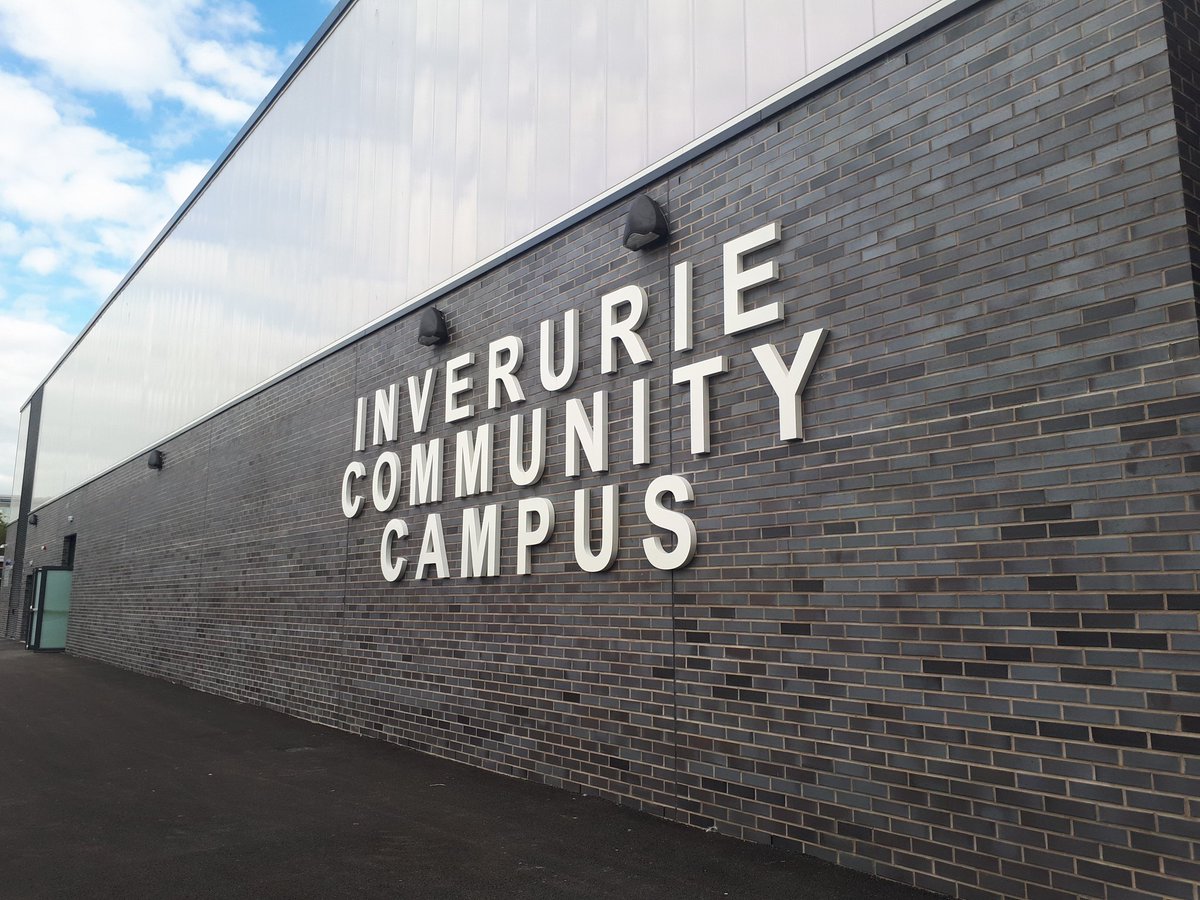 The Inverurie Community Campus looks amazing. I can't wait 'til we move in, after the October holidays. H/T to the photographers, <a href="/MrFullerMSH/">Mr Fuller</a> and <a href="/mrsJ_History/">Mrs Jones</a> - it's their photos I'm borrowing.