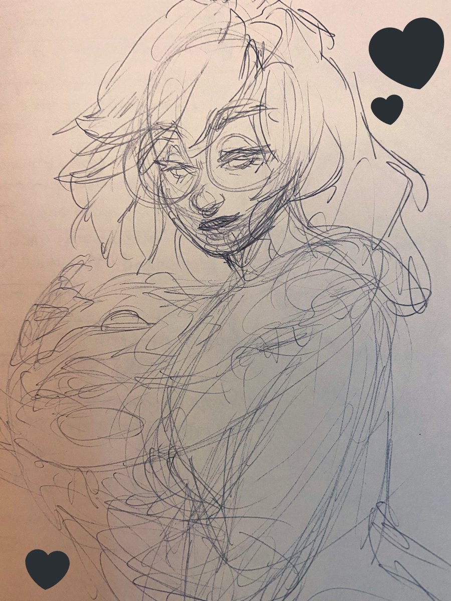 I rarely post my supersketches, but they make up about 90% of my art ?