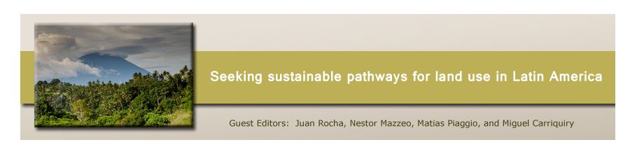 With publication of the editorial 'Seeking sustainable pathways for land use in Latin America' doi.org/10.5751/ES-118… the entire feature (of the same name) is completed.  Read it all at ecologyandsociety.org/issues/view.ph…
#sustainablepathways #landuse